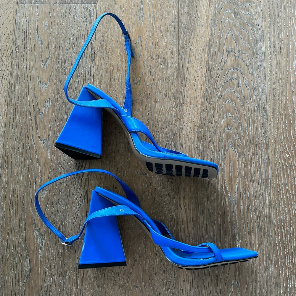 Alias Mae Blue Strappy Heels